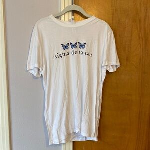 Sigma Delta Tau Butterfly T Shirt